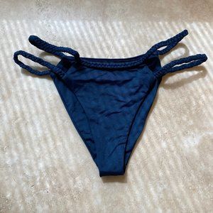 Frankie's Bikinis Oceanside Bottom in Indigo